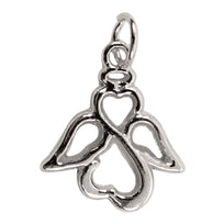 DIJE ANGEL/CORAZON CH B/10PZAS color Plata