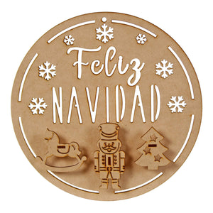 Art.10826 Esfera Navidad 3d 25cm