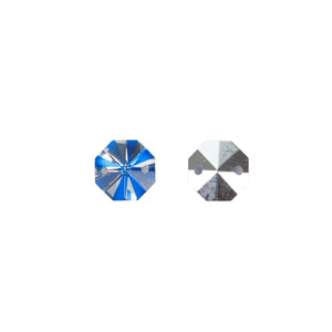 OCTAGON CRYS 14MM BI-COL C/50P color Azul