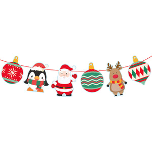 Art.10989 Banderines Navidad B/12pz
