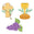 Fantasías Miguel Art.11034 Kit Adorno Grande Comunión 30x26cm 3pz Multi-Color