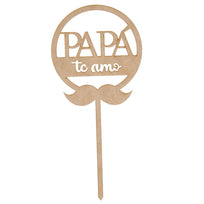 Art.11127 Pick Circ Papa Te Amo 26x12cm