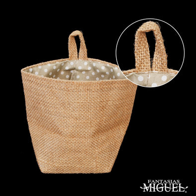 Fantasías Miguel Art.1687 Base Yute Con Forro 13x9x10cm 1pz