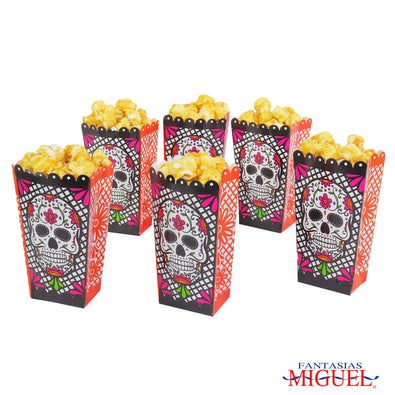 Fantasías Miguel Art.2304 Palomitas Calavera 13x7.5cm 6pz