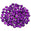 Fantasías Miguel Art.2516 Piedra Para Coser Redonda 14mm 100pz Morado