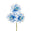 Fantasías Miguel Art.3444 Flor De Papel Fina Con Pistilo x3 Flores 15cm 1pz Azul