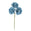 Fantasías Miguel Art.3781 Ramito Fino X3 Flores 13.5cm 1pz Azul
