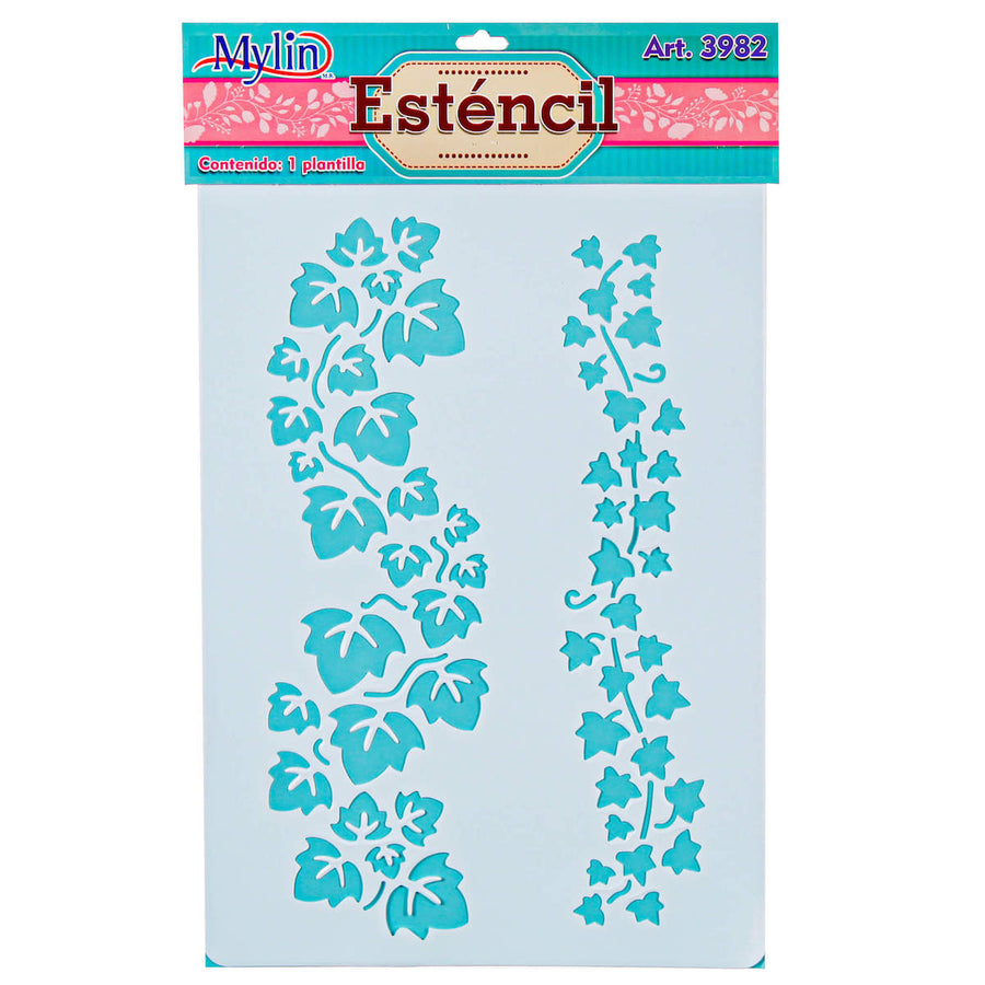 Art.3982 Plantilla Stencil Hojas