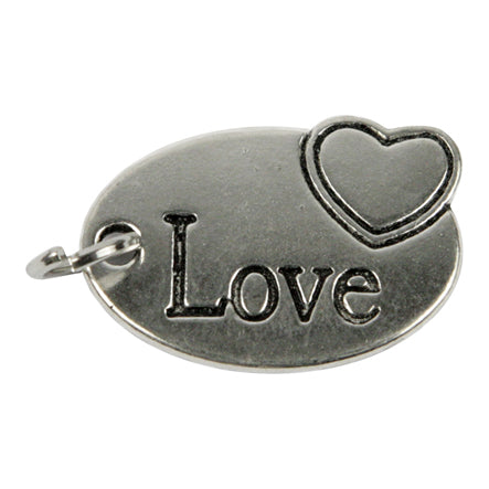 Art.4007 Dije Oval/Corazón