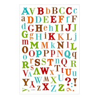 Art.4047 Calcomanía De Alfabeto