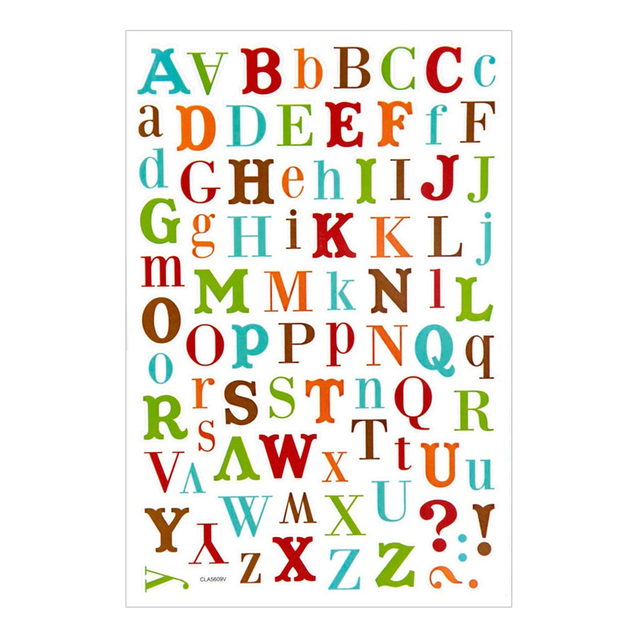 Art.4047 Calcomanía De Alfabeto