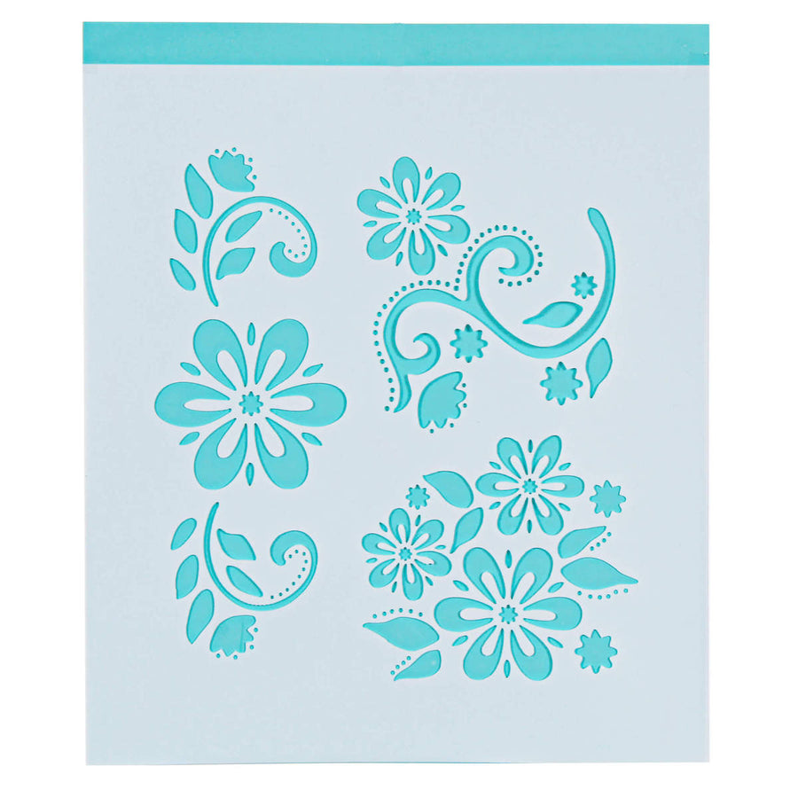 Art.5185 Plantilla Flores