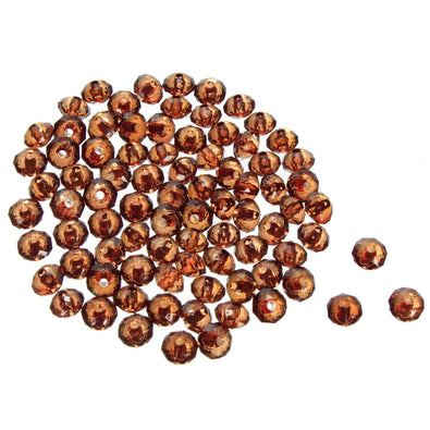 Fantasías Miguel Art.5466 Rondel Acrílico Facetado 8mm 250g (aprox 1000pz)