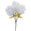 Fantasías Miguel Art.5783 Bush Rosas Con Organza X6 34.5cm 1pz Blanco
