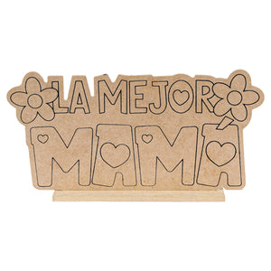 Art.6156 Let La Mejor Mama 11x23x4cm