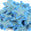 Fantasías Miguel Art.6456 Aplicación Estrella De Puffy 33mm 200pz Azul/Azul