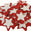 Fantasías Miguel Art.6456 Aplicación Estrella De Puffy 33mm 200pz Blanco/Rojo