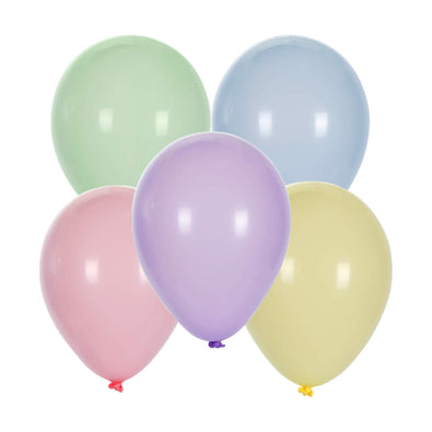 Fantasías Miguel Art.6614 Globos Color Pastel 13cm    (Aprox)  25pz