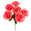 Fantasías Miguel Art.6654 Bush Chico Rosas Con Iris X6 Flores 33cm 1pz Coral
