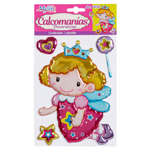 Art.7658 Calcomanía Decorativa Ángel Globo