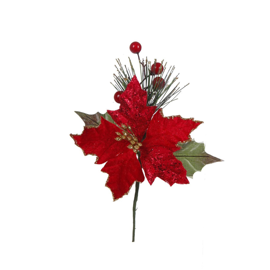 Art.9859 Pick Nochebuena Terciopelo
