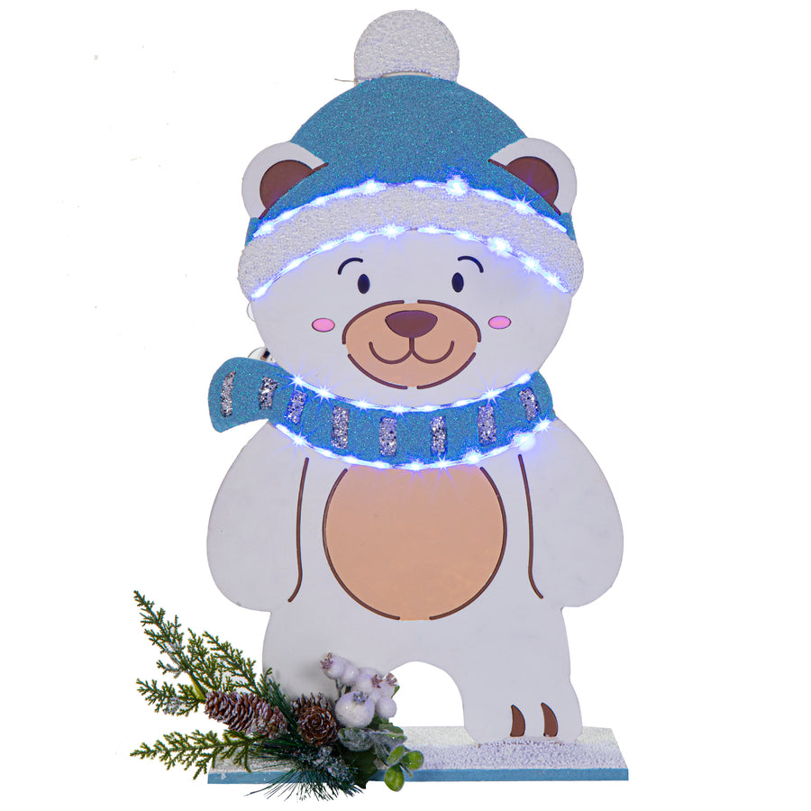 Art.10839 Oso Navideño 60x34x12cm 1pz