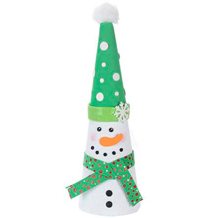 Muñeco De Nieve Cono