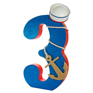 Número Con Decoración De Marinero