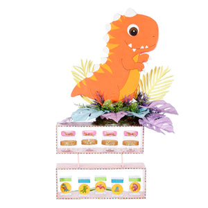 Despachador De Dulces Baby Dinosaurio Naranja