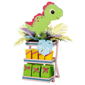 Despachador De Dulce Dinosaurio Verde