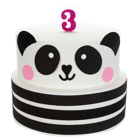 Pastel Oso Panda 3 Años