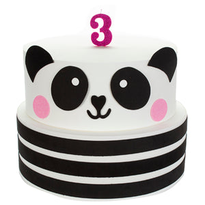Pastel Oso Panda 3 Años