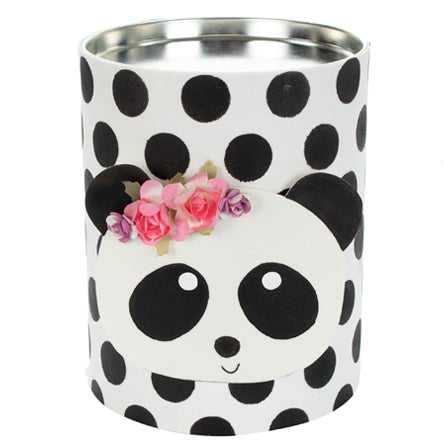 Cilindro Panda Con Puntos