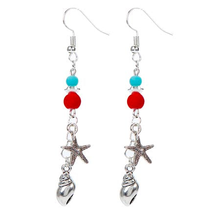 Aretes Con Dijes Marinos
