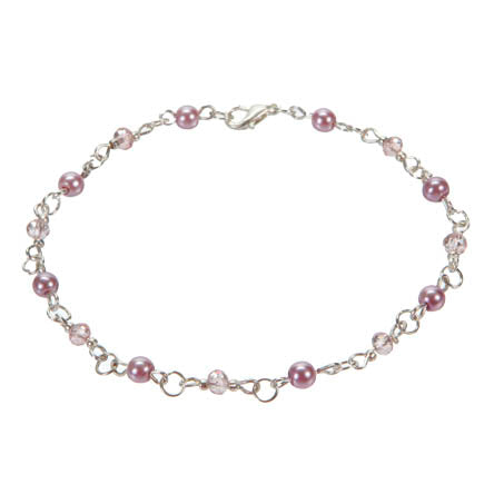 Pulsera De Engarces Con Perlas Y Rondeles