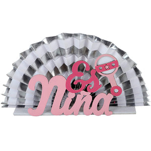 Adorno Abanico Es Niña