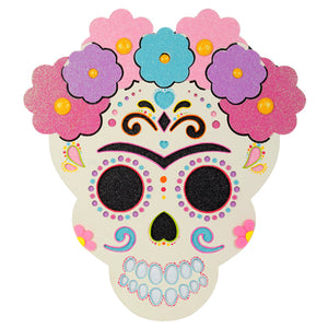 Calavera Multicolor Tonos Pastel