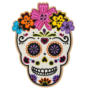 Calavera Flores Multicolor
