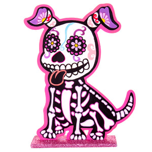 Adorno Perrito Lila