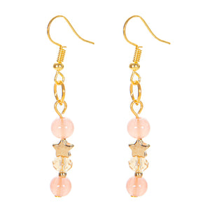 Aretes Coral-Miel