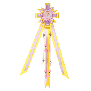 Corsage Baby Con Listón Y Rondel Cristal