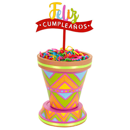 Centro De Mesa Feliz Cumpleaños