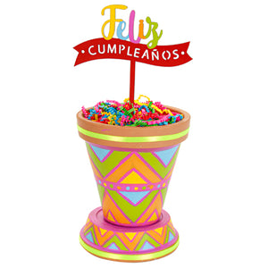 Centro De Mesa Feliz Cumpleaños
