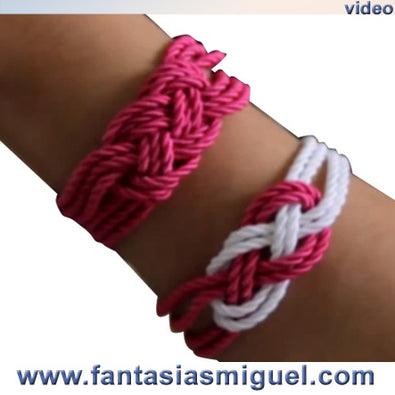 Fantasías Miguel Clave:HB019 Juego De Collar Y Pulsera Trenzado