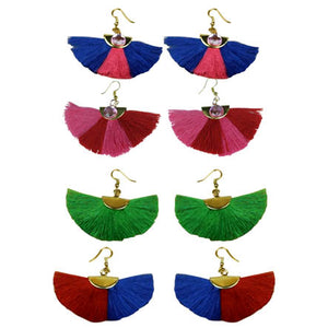 Como Hacer Aretes Abanico De Moda
