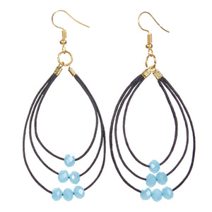 Aretes De Cordon Cafe
