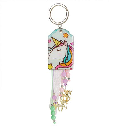 Llavero Unicornio Rosa