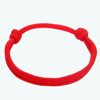 Fantasías Miguel Clave:IZ75 Pulsera Ajustable De Cordón Rojo