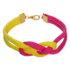 Fantasías Miguel Clave:IZ83 Pulsera De Cordón Paracaídas Rosa/Amarillo