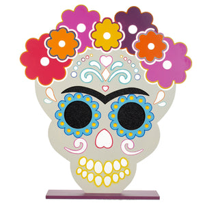 Calavera Flores Multicolor